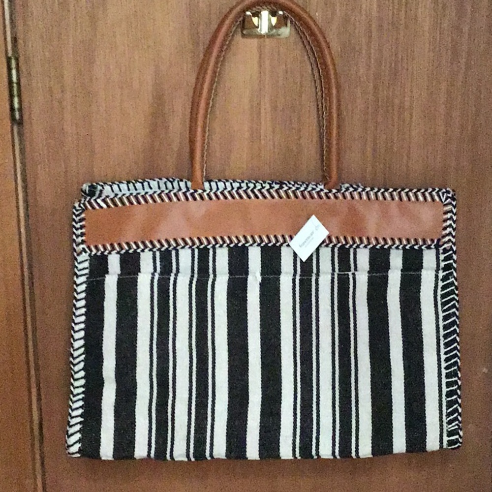Brand new jute/cotton tote.